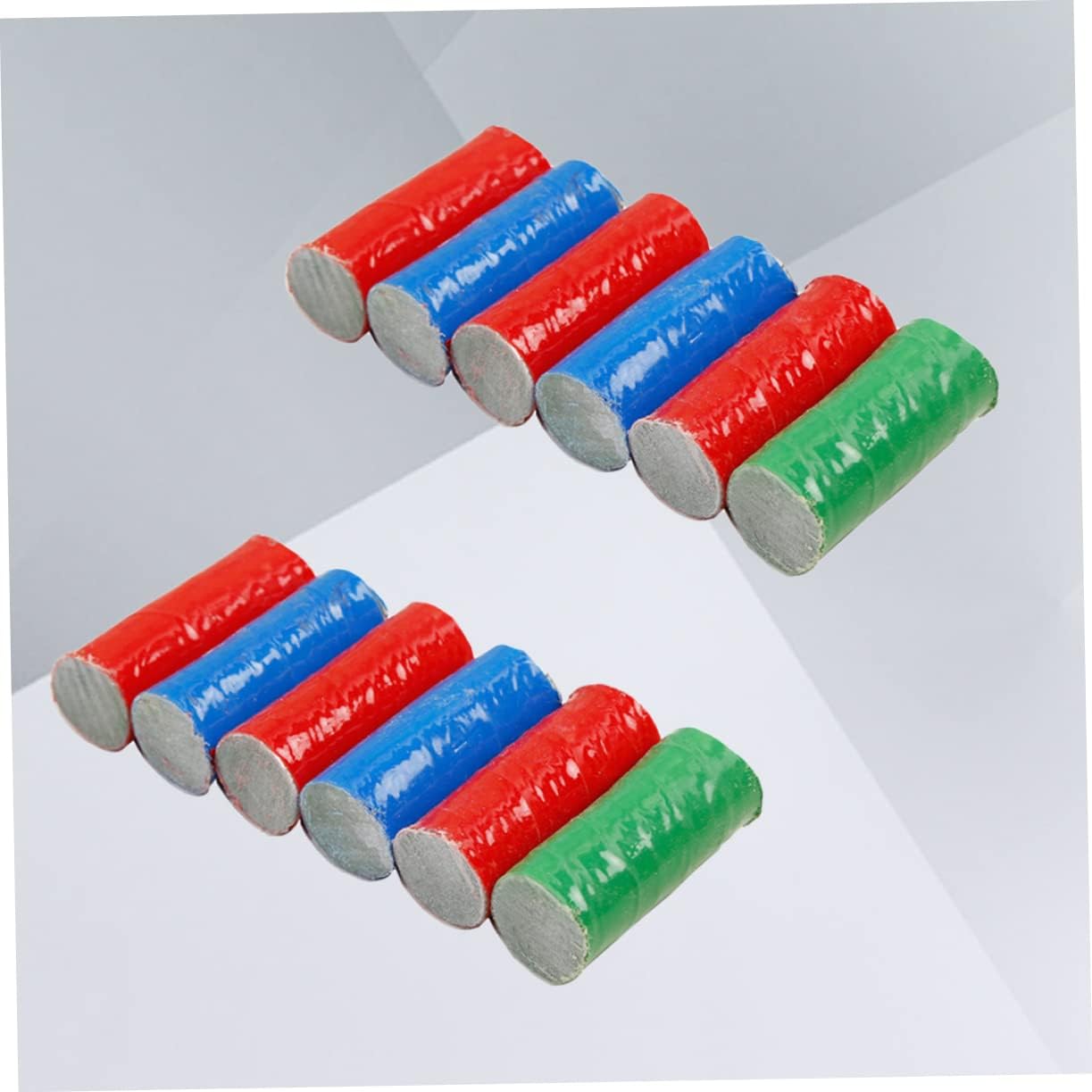 minkissy 12pcs Stainless Steel Rust Remover Cleaning Sticks Metal Polishing Tool for Kitchen Sinks and Ceramics Random
