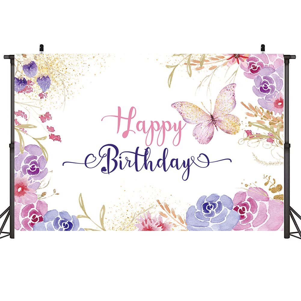 Striscione Foto 1° Compleanno - Decorazione Farfalle Per Feste Bambina - Foto 6