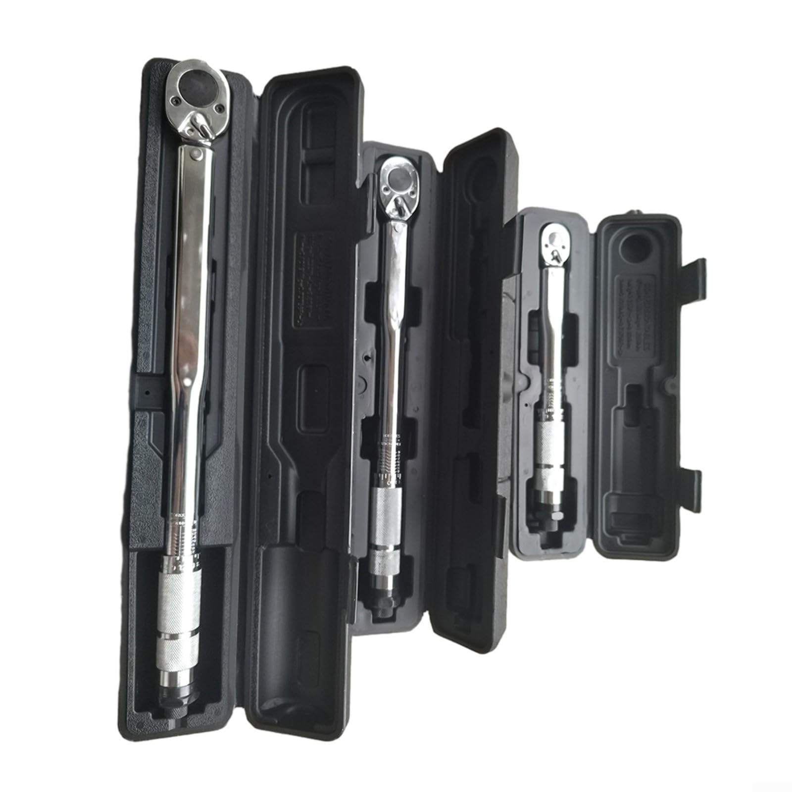 Chiave dinamometrica con attacco quadro da 1/2", 28-210 Nm, in acciaio al cromo vanadio, con clic acustico, per riparazione auto e manutenzione bici, include custodia (1-2)
