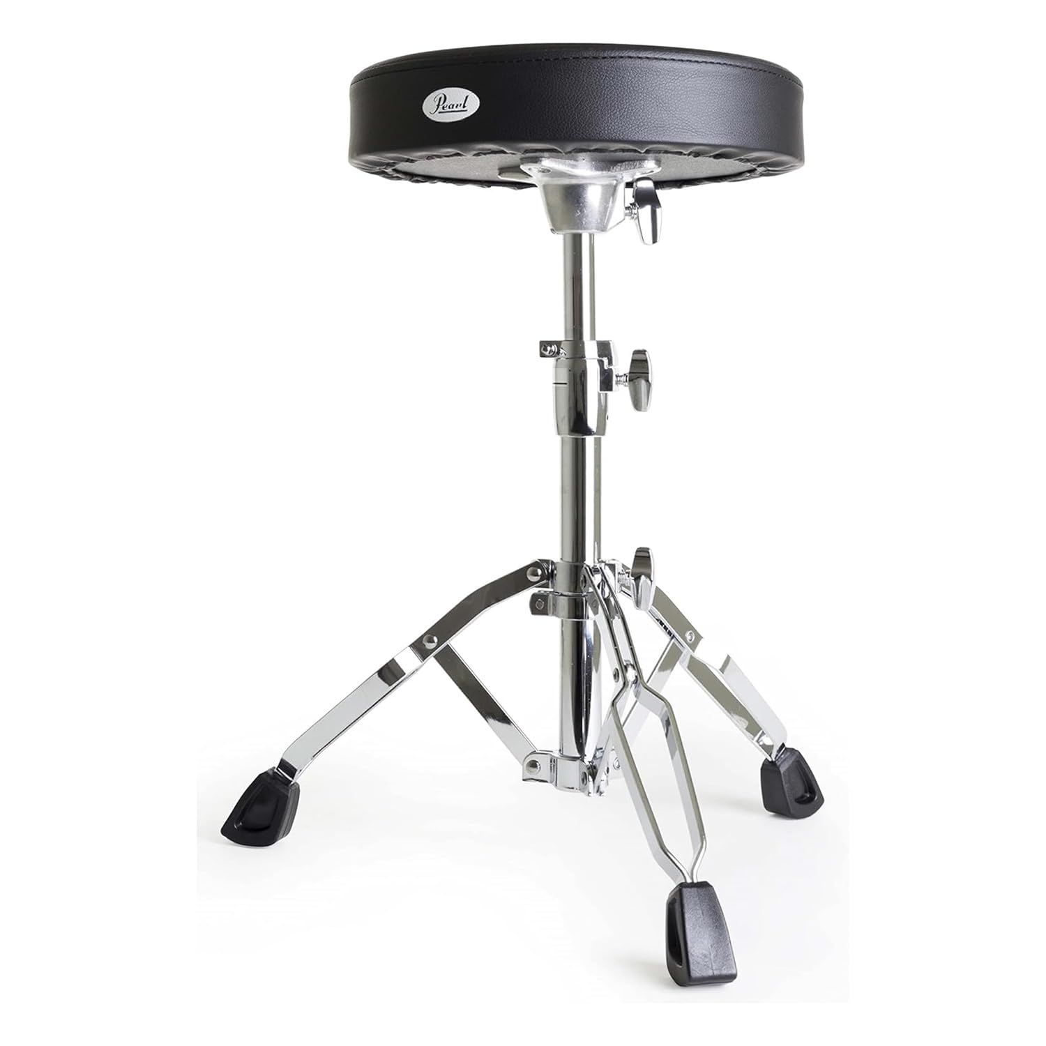Pearl D-790 - Taburete redondo para batería (incluye baquetas keepdrum)
