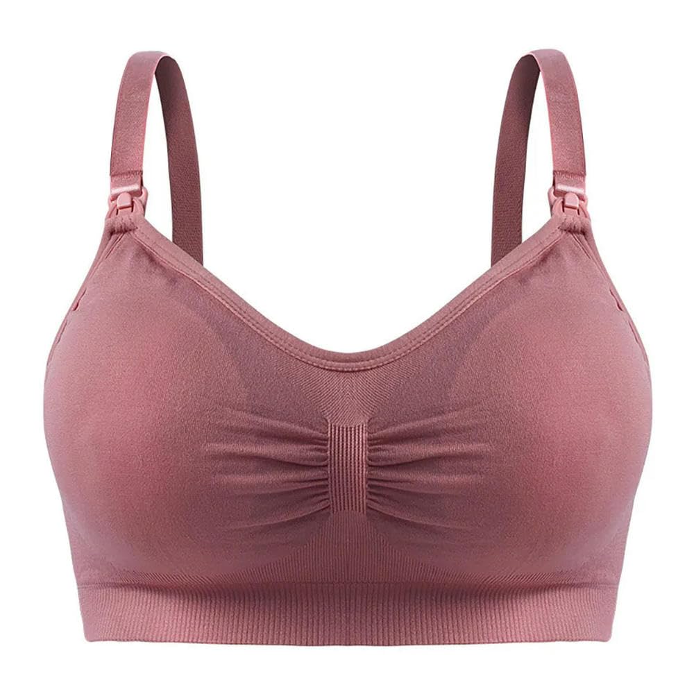 ZBDP - Bralette transpirable para maternidad y embarazada, cómodo, sin costuras, para lactancia, para mujer