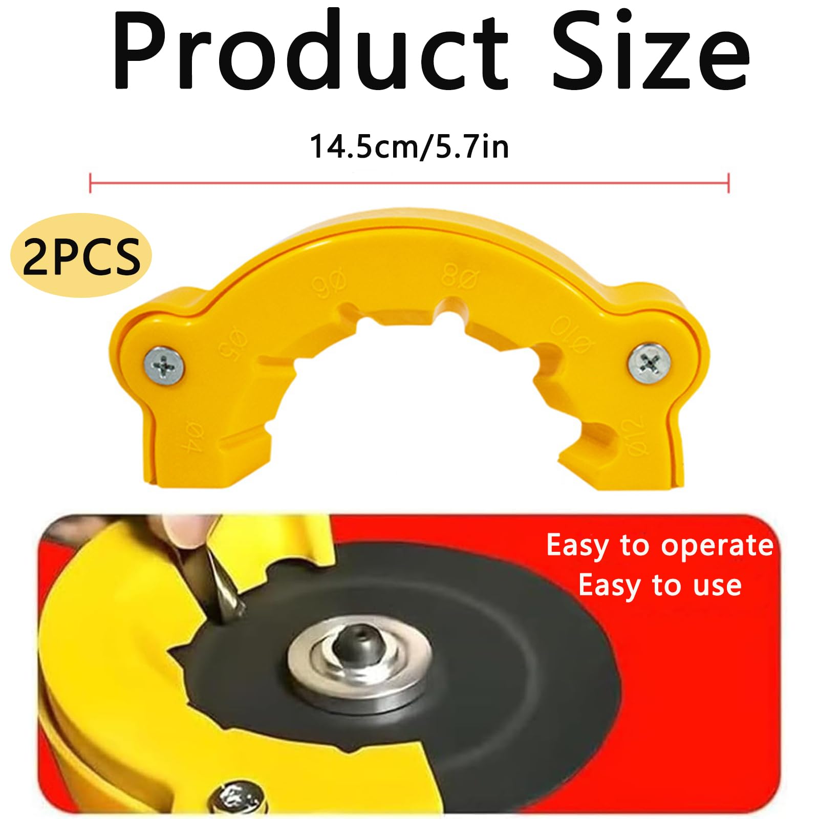 KSVFTB 2 PCS Drill Bit Sharpener, Multipurpose Drill Bit Sharpeners - Image 2