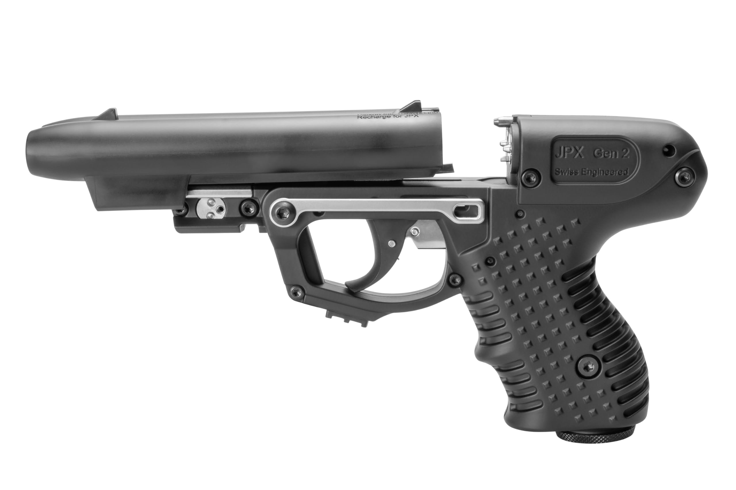 Piexon JPX2 Gen 2 m. Laser Pfefferspraypistole, Schwarz | Tierabwehrgerät, Swiss Engineered