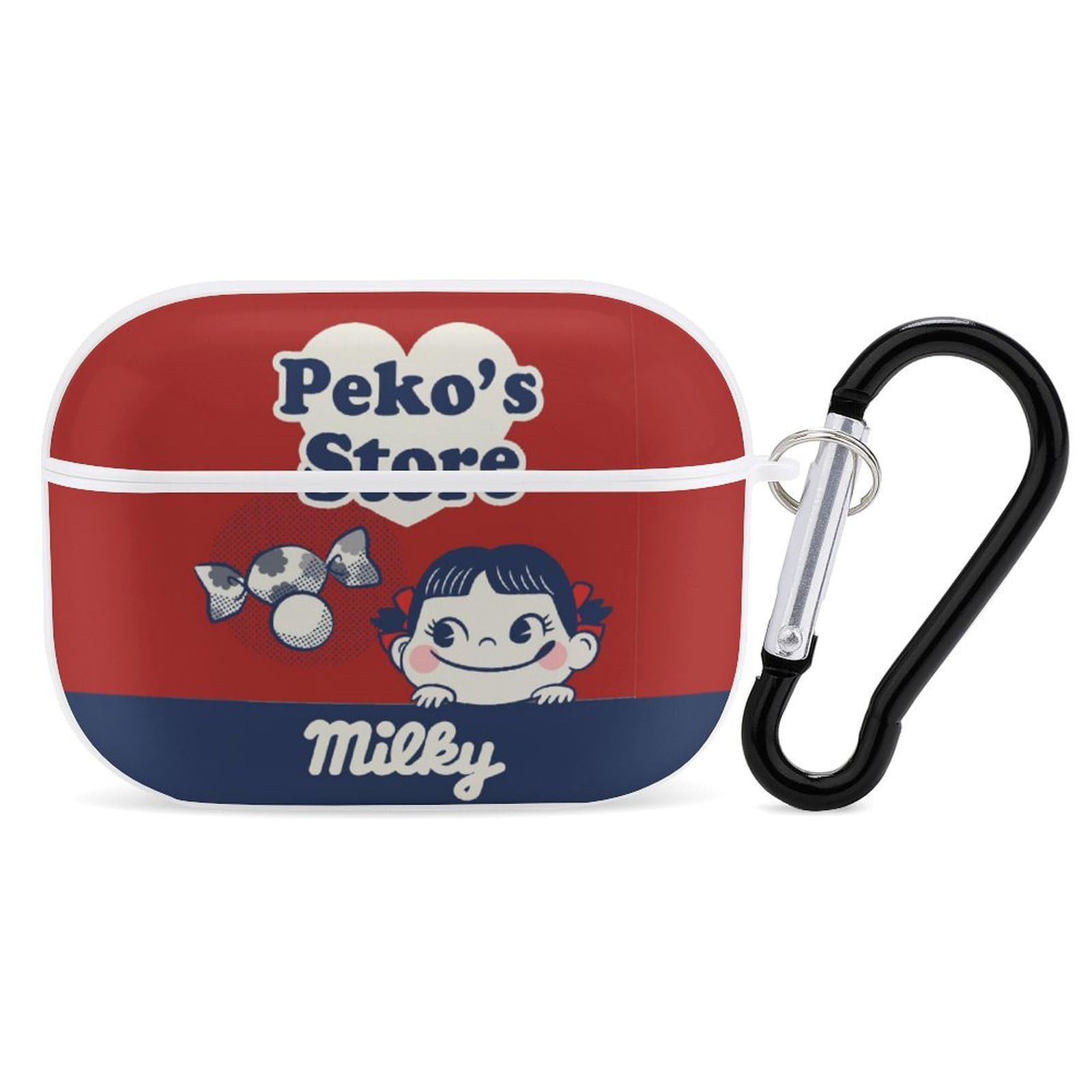 Amazon | ペコちゃん AirPods Pro ケース Airpods充電ケース用 エアリップルキャリングケース キーチェーン付き 防塵  耐衝撃性 キャラクター かわいい おしゃれ 人気 | イヤホン・ヘッドホンケース オンライン通販