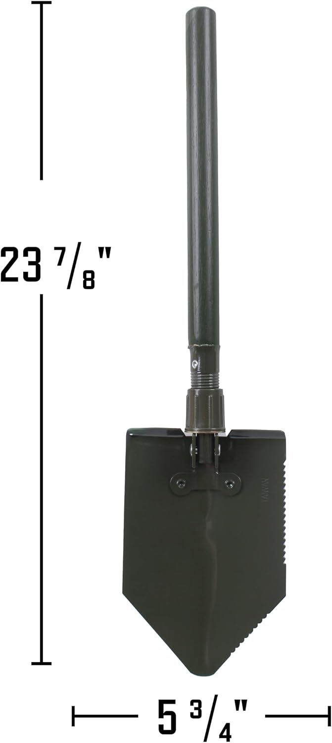 Rothco Folding Shovel – Compact Rugged Tactical Camping Survival Outdoor Tool
