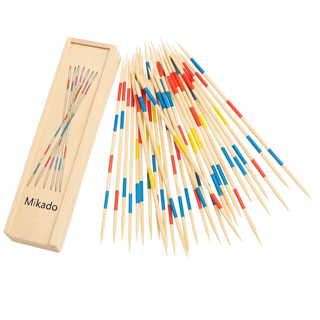 MARA BOMMAI Mikado Spiel | Wooden 31 Pick-Up Sticks | Best Return Gift | Fun Family Indoor Board Game for Adults and Kids Toys 5+ Years-picture-35