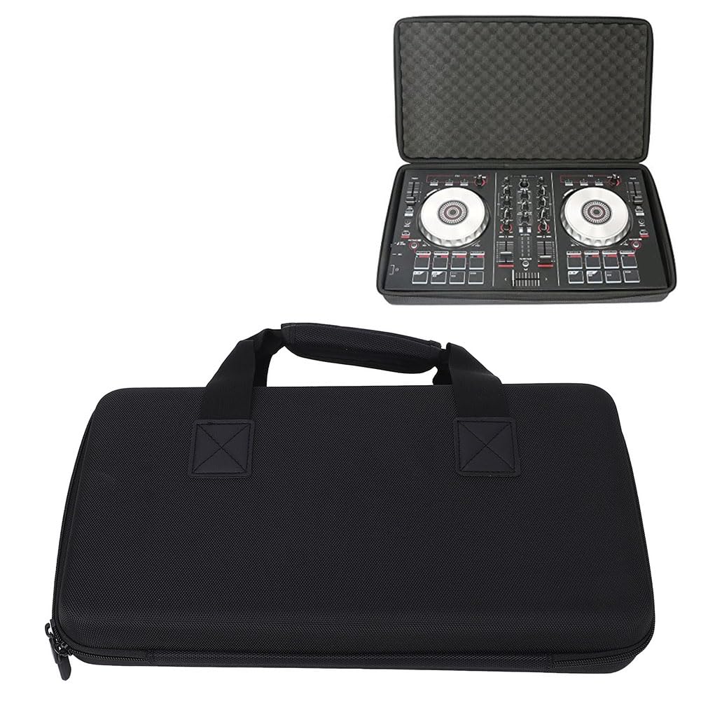 Walizka podróżna miksera, odporna na wstrząsy torba do przenoszenia kontrolera DJ dla DDJ-SB2 2-kanałowy, Czarny, 50*30*8CM, Etui podróżne do miksera