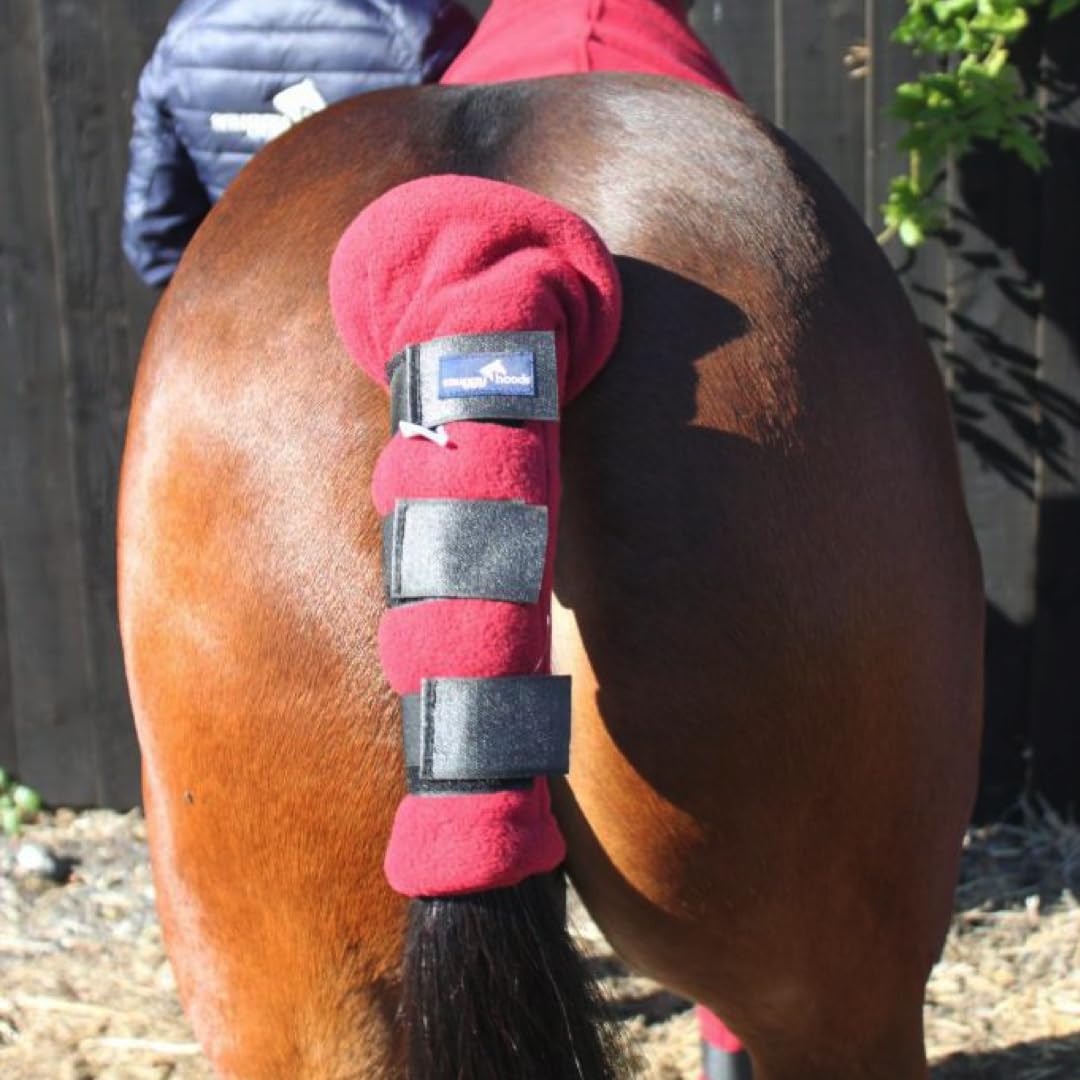 Snuggy Hoods Fleece Tail Guard for Horses & Ponies | Anti-Rub Protection