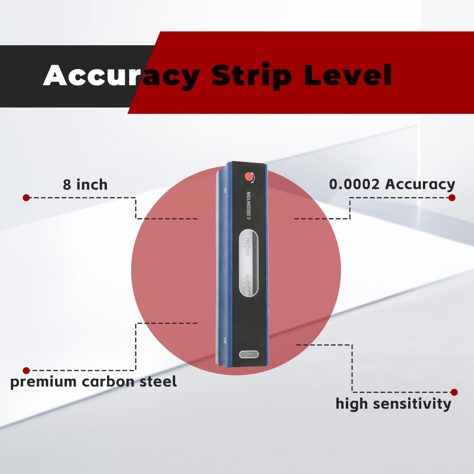 8 Inch Professional Level - Accurate & Durable -4