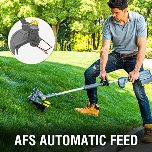 Powersmart 40V Max Cordless String Trimmer & Edger, 13-Inch 2-In-1 Height Adjustable Weed Eater, 4.0Ah Battery & Charger Included (Db2603) #TOP3