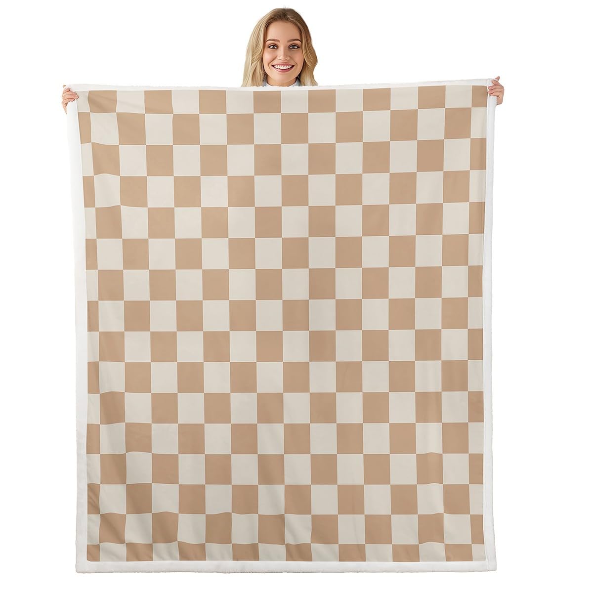 Couverture polaire haut de gamme motif géométrique pour lit et canapé enfant