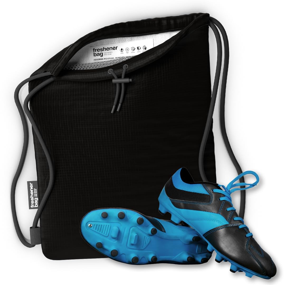 SmellWell by Midland - Torba odświeżająca do obuwia, odzieży i sprzętu Rozmiar XL 20 litrów (39x50 cm) - Freshener Bag XL Solid Black 6109