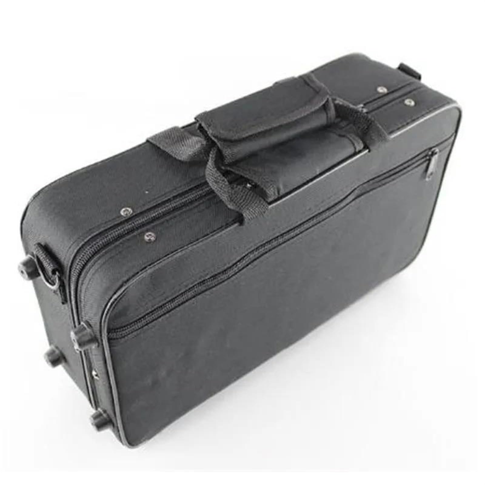 Studencki Saksofon Altowy Eb Tune E Płaskie Mosiężne Srebrne Klawisze Instrument Muzyczny Z Akcesoriami Do Futerału profesjonalny Saksofon (Color : Cloth bag)