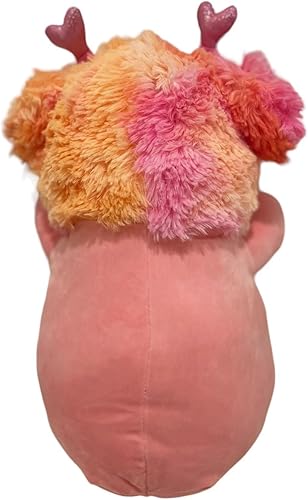 Miniatura 3 de Squishmallows Original HugMees Caparinne The Pink Bigfoot - Peluche de San Valentín - Peluche oficial de Jazwares grande y ultrasuave