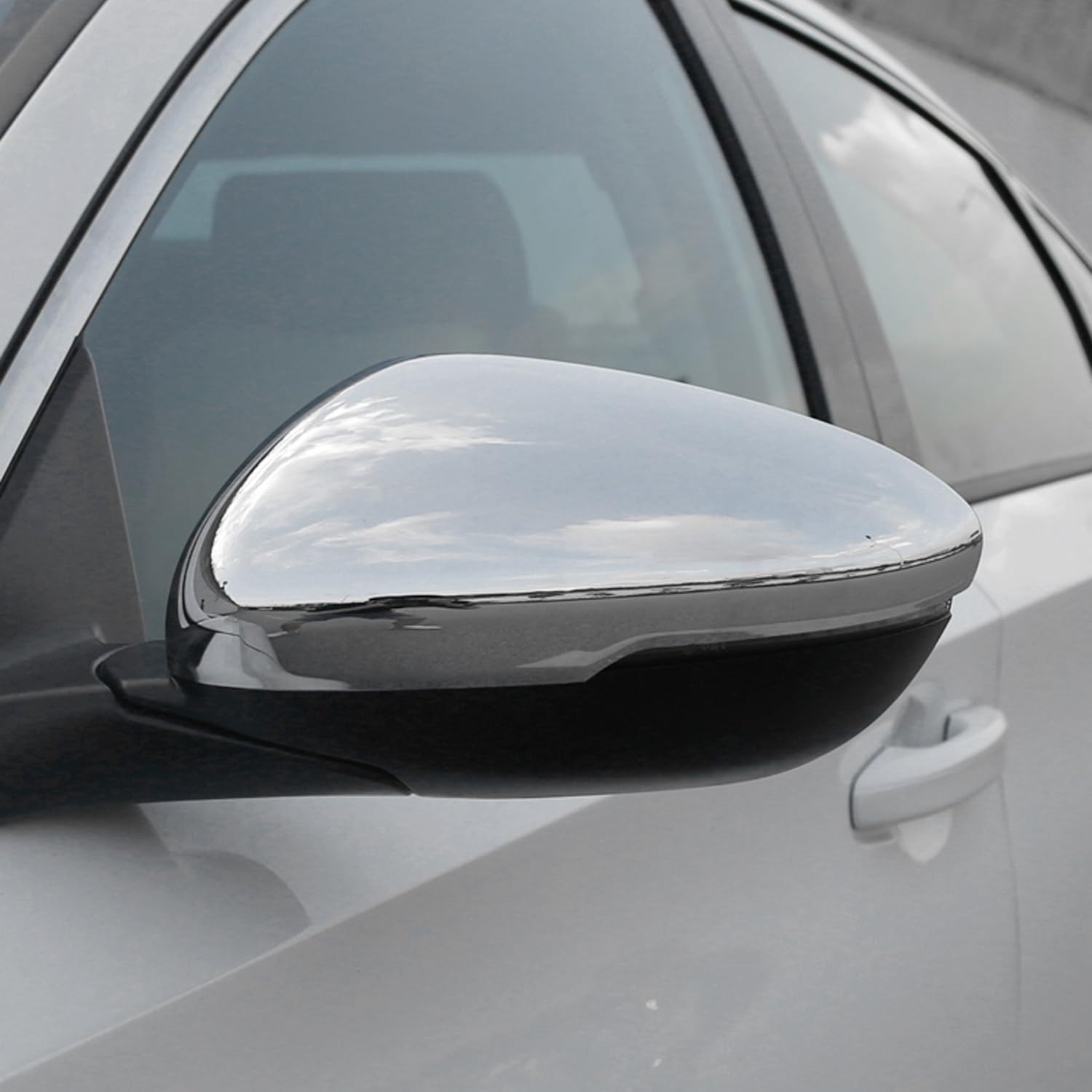 for Honda Accord 2018-2023 ABS Chrome Side Door Mirror Cover Trim 2pcs Car Accessories