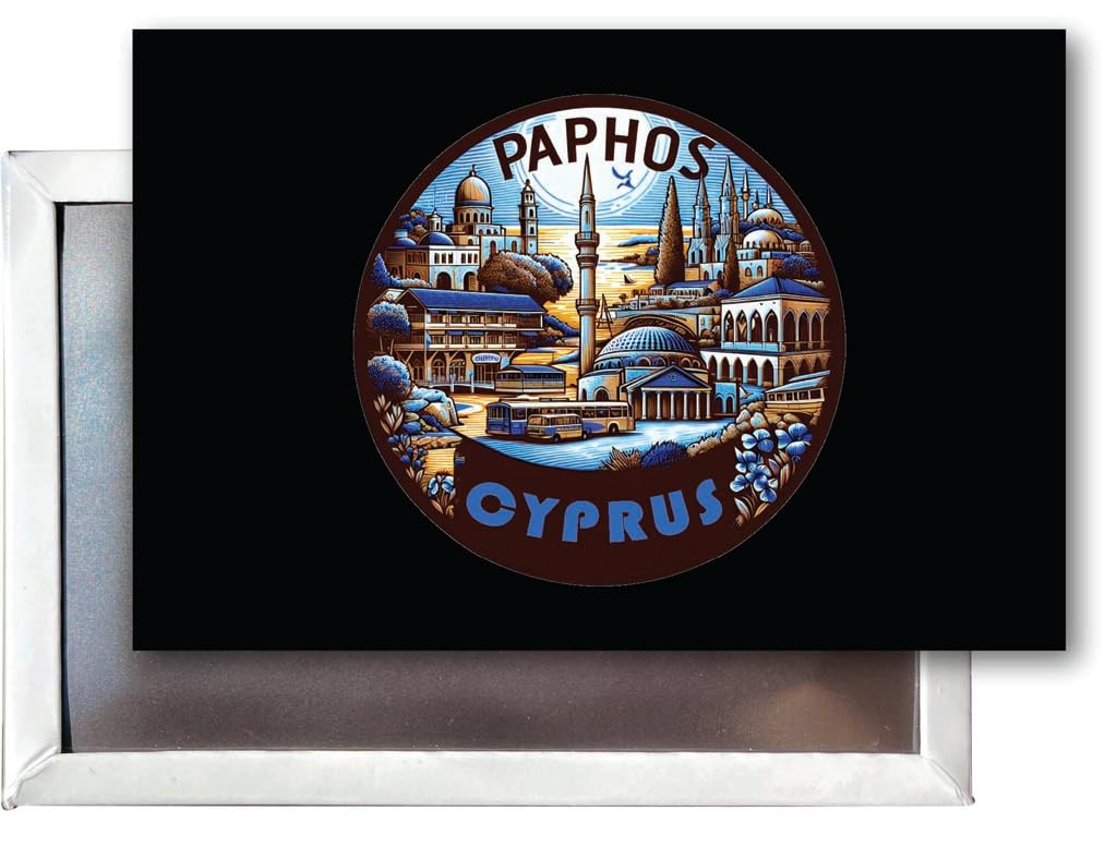 Paphos Cyprus Souvenir Destination 2x3-Inch Fridge Magnet Single