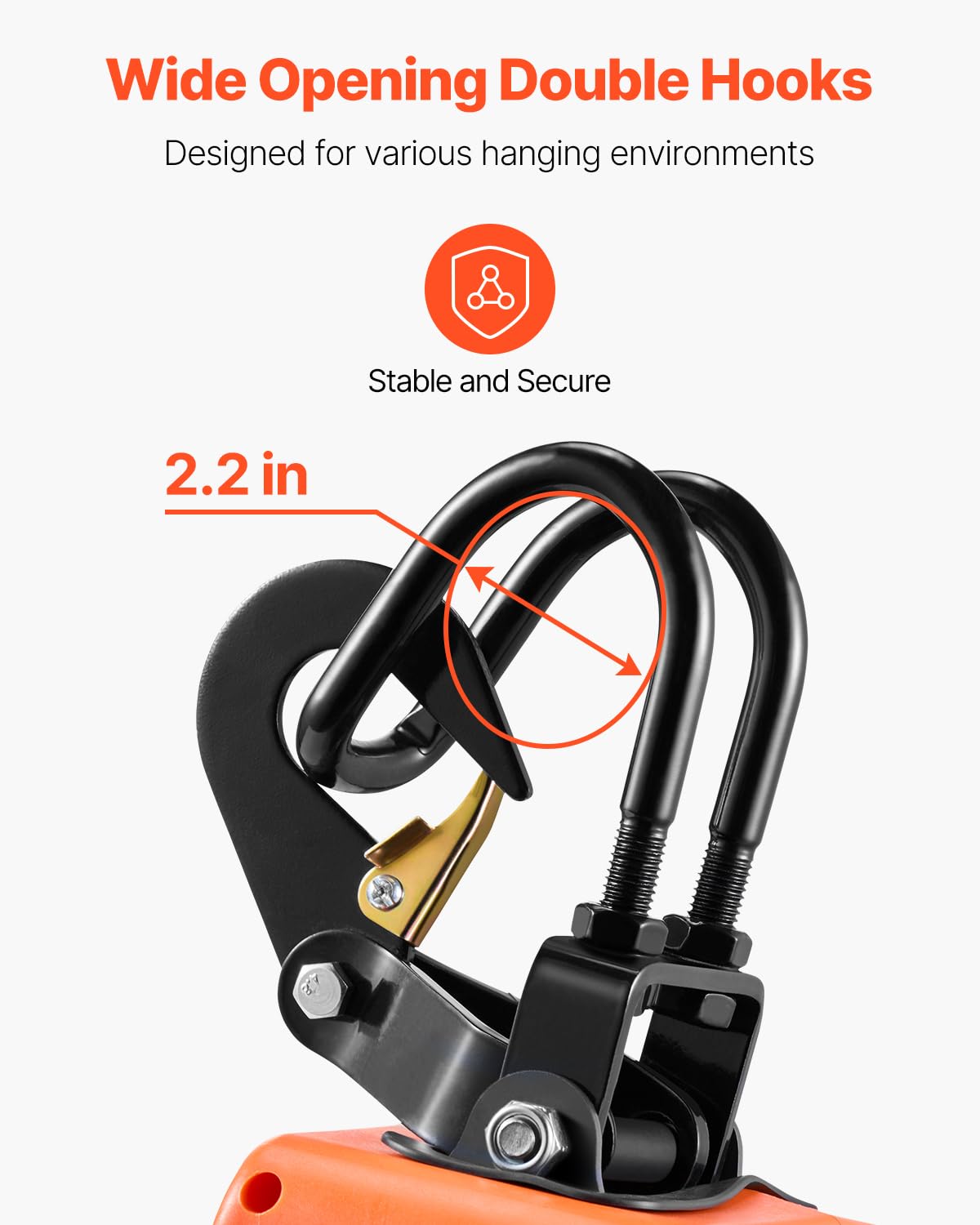 VEVOR Verricello Elettrico, Capacità 500 kg, Verricello Elettrico Portatile 1500 W, Altezza di Sollevamento 9,1 m, 4 m/min con Telecomando a Filo e Wireless, per Garage Fabbrica Sollevamento Traino