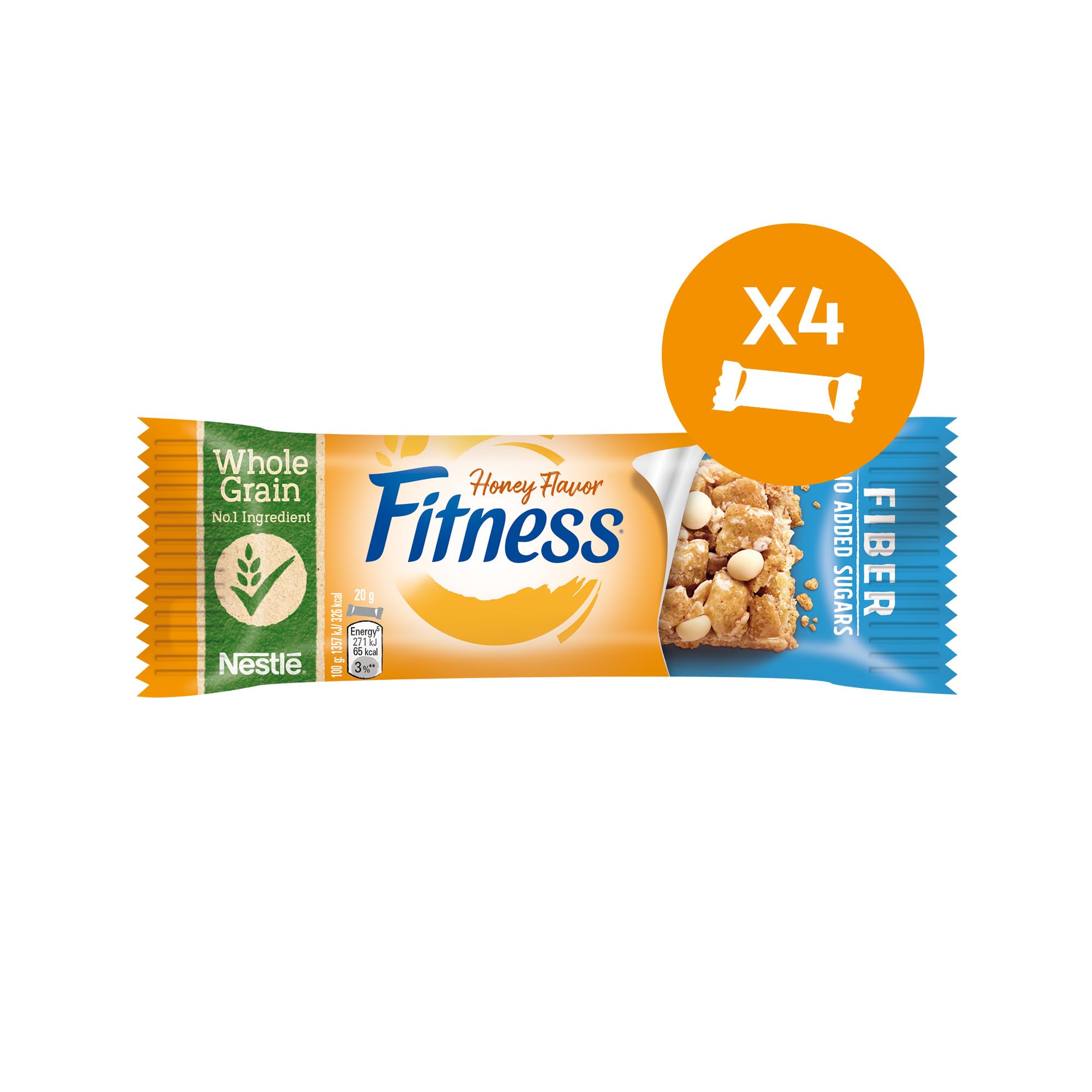 FITNESS Barritas Fibra 4x20g
