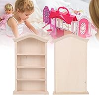 Vista 2 de Estantería de casa de muñecas, 1:12 modelo de estantería de madera para muñecas, muebles, accesorios para casa de muñecas Sportinggoods