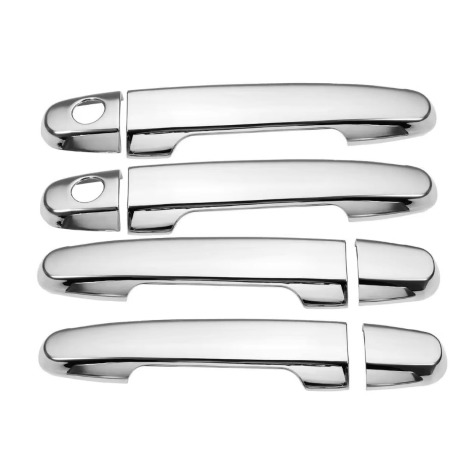Sywhrev One Color Door Handle Protectors Compatible With Toyota For Camry 30 2002-2006 Gloss Black Chrome Car Door Handle Cover Trim Styling Accessories Overlay Sticker
