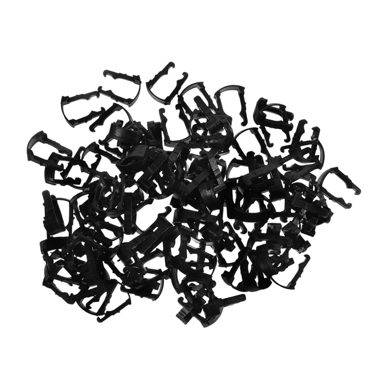 Abrazadera de tubería de aceite SOLUSTRE con clips de retención para mecánica segura