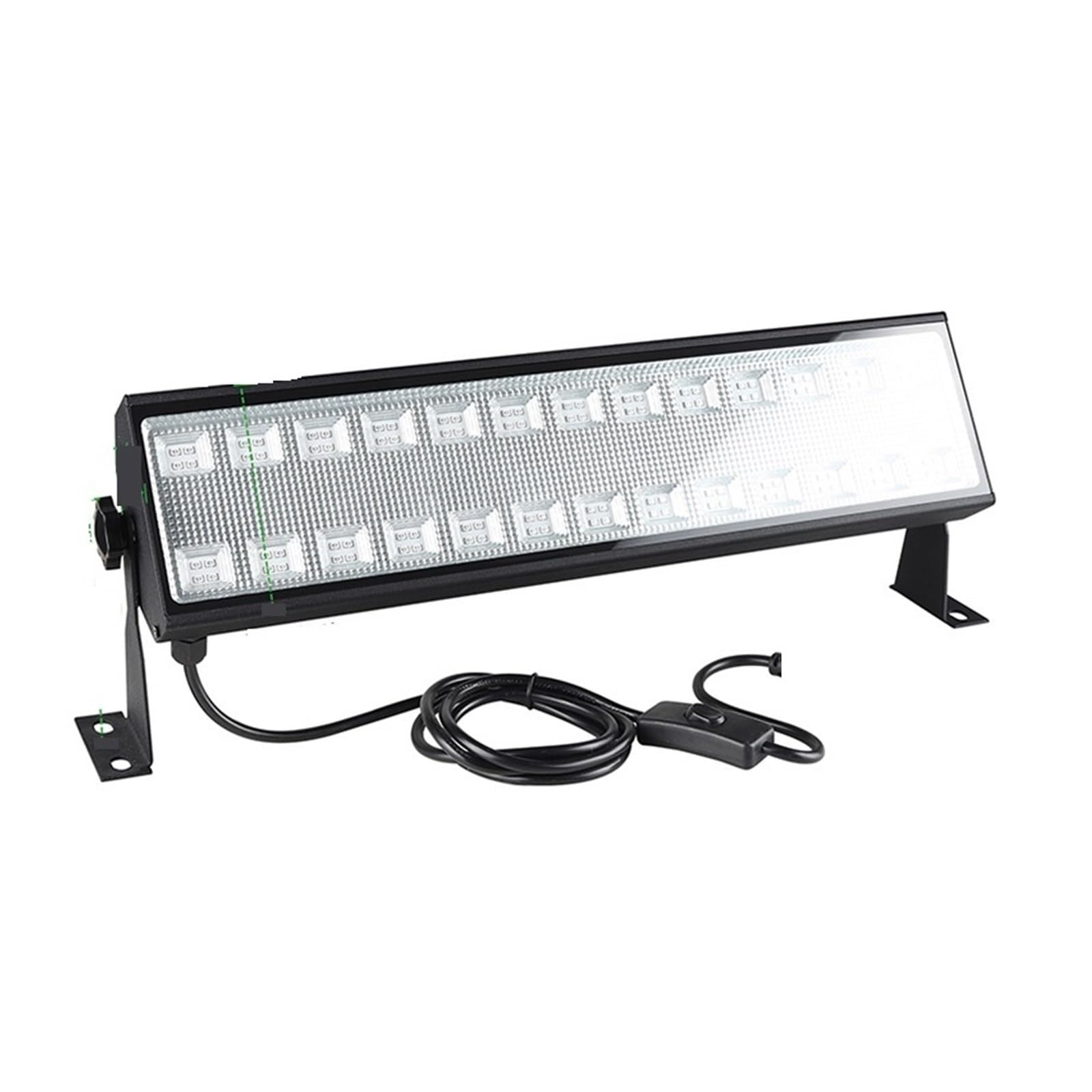 UV-Schwarzlichtleiste, 100 W, LED-Ultraviolett-Flutlicht for Halloween, Glow-Party, Fluoreszierende Körperbemalung, KTV, DJ, Bar, Bühne, Schwarzlicht