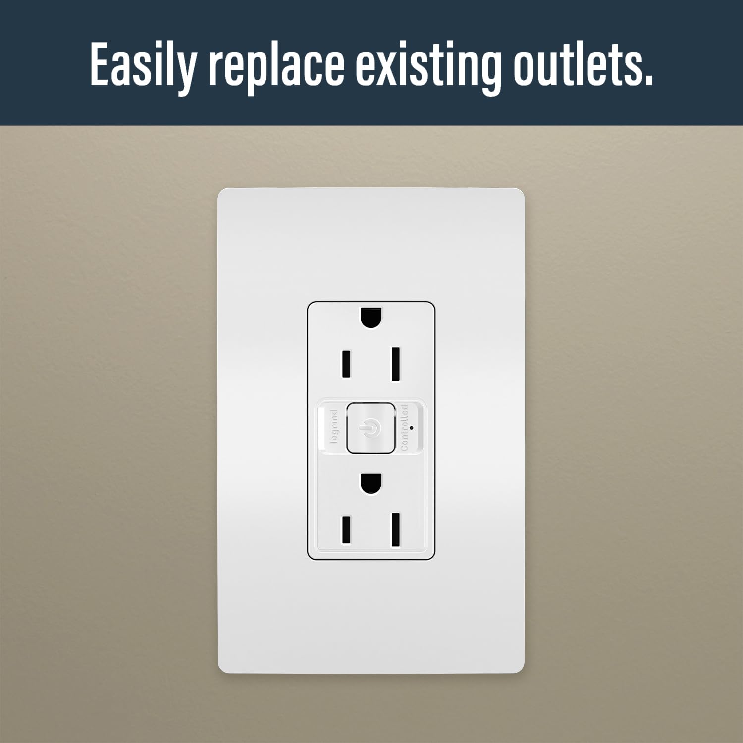 Legrand Radiant WNRR15WH 15 AmpSmart Outlet with Netatmo, Compatible with Alexa, Google Assistant & Apple HomeKit, 15A, White (1 Count)