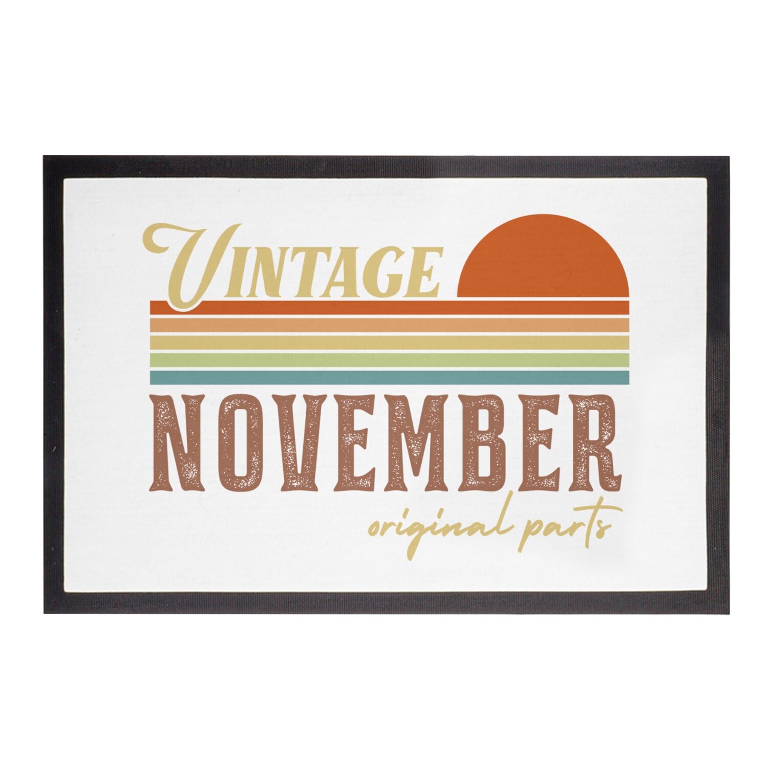 Paillasson Vintage Original Parts de Novembre pour Ne Plus Salir Votre Entrée Design 60x40