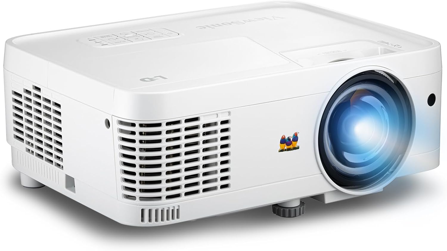 ViewSonic LS560WH WXGA 3000 Lumens LED Short Throw Projector, HDMI, LAN