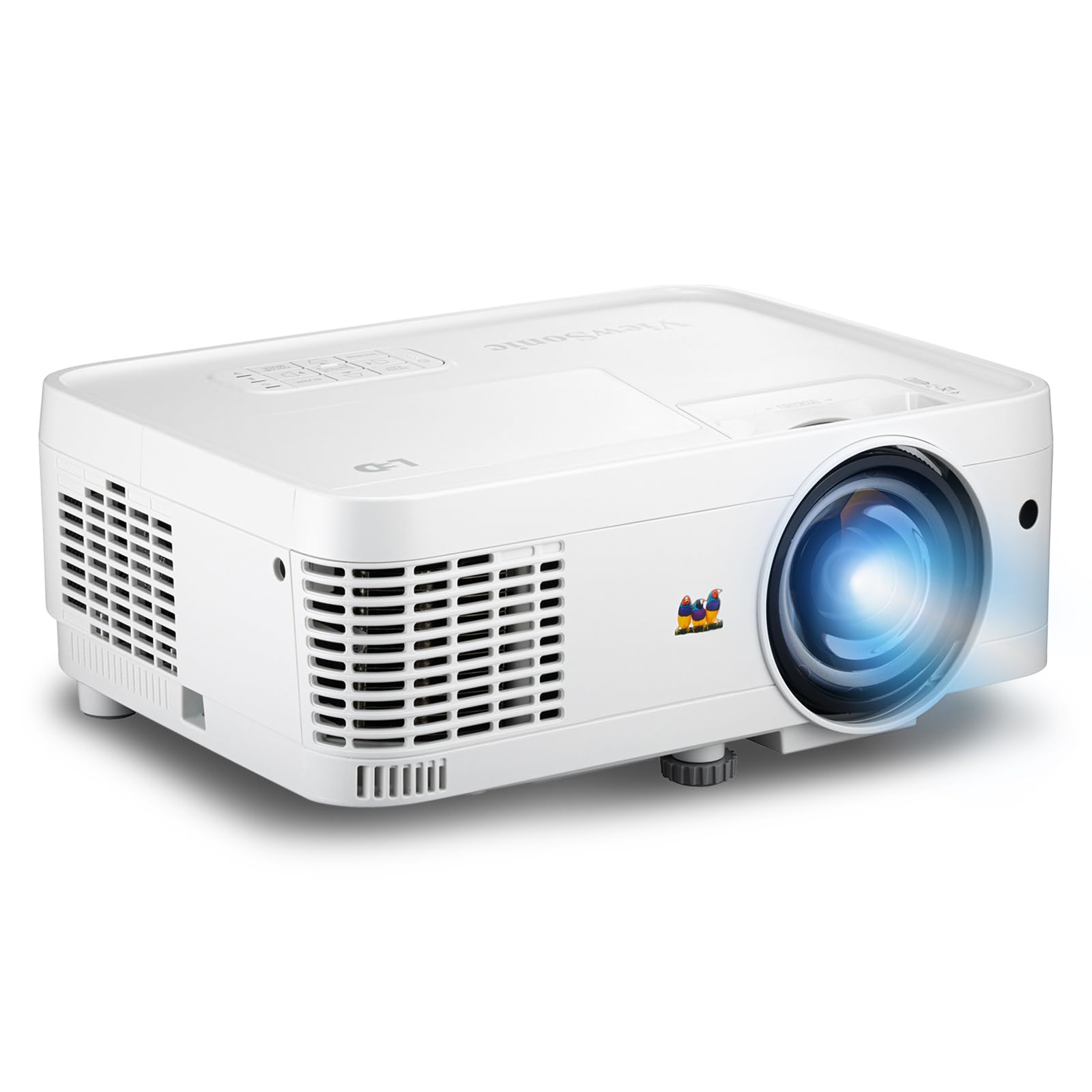 ViewSonic LS560WH 3000 Lumens WXGA Short Throw LED Projector with HV Keystone and LAN Control for Business and Education
