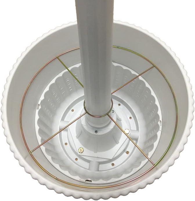 🔥 Cashback up to 70% Sun-Ray 312075 Crestmont Single Head Flaming LED Solar Lamp Post and Planter with Hanger, 7 ft, White New Product Sun-Ray 312075 Crestmont Single Head Flaming LED Solar Lamp Post and Planter with Hanger, 7 ft, White