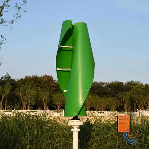 Genway 800W Vertikal Windkraftanlage 12V 24V 48V Windturbine Niedriger Rauschen Maglev 3 Phasen windkraft Generator mit MPPT Laderegler