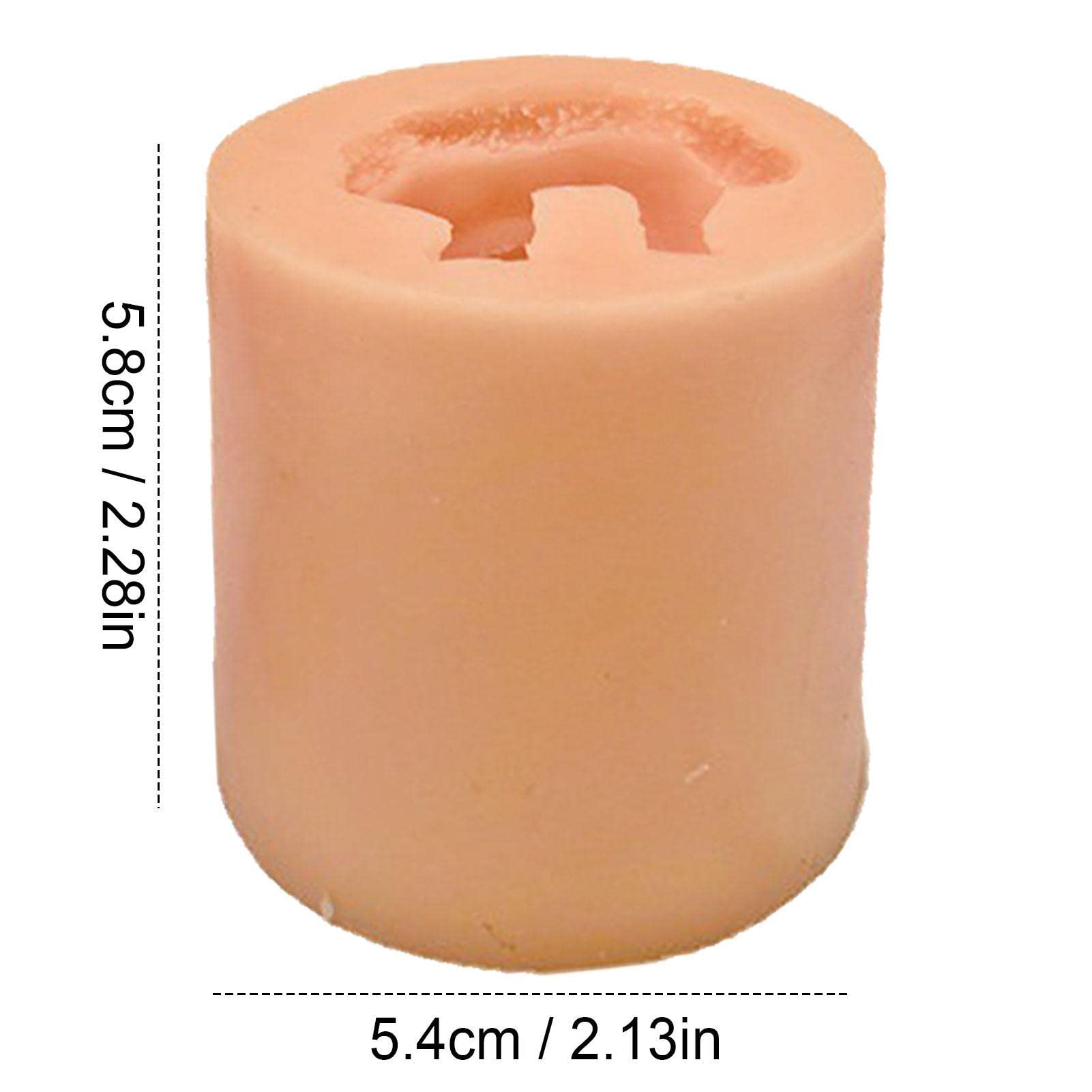 ARONRAVE Weihnachtsmann Silikonform 2 Stück - 3D Kerzenform Für DIY Kerzen & Seifen