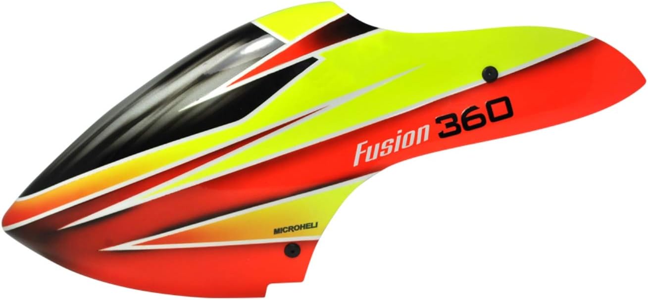 MICROHELI Assassin Canopy - Blade Fusion 360 RC Helicopter Fuselage