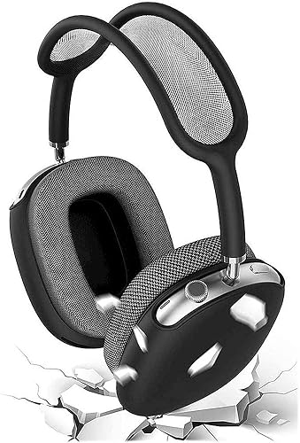 Miniatura 6 de SaharaCase - Funda de silicona líquida para Apple AirPods Max resistente, protección de auriculares, agarre antideslizante, delgado (negro)