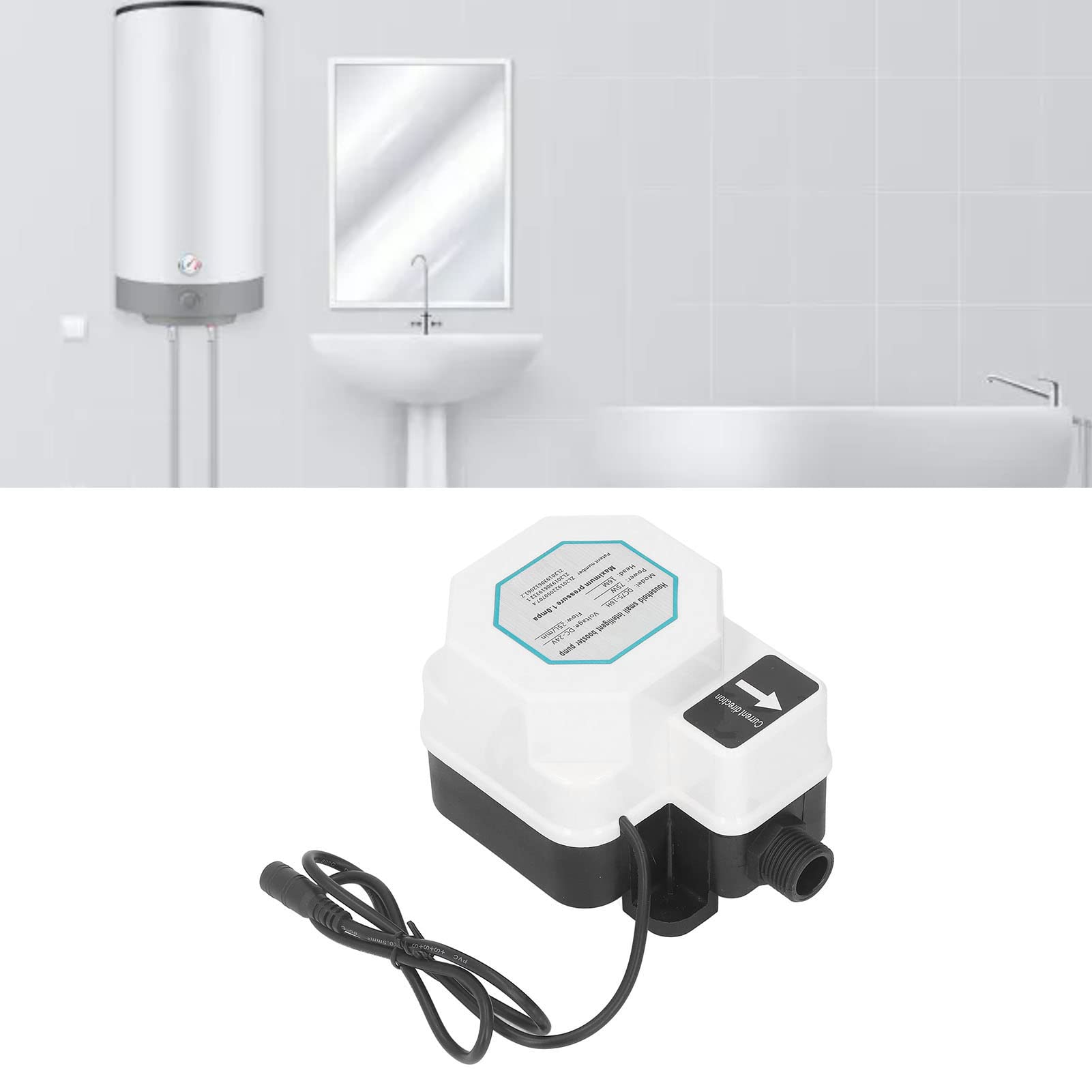 Pompa Aumento Pressione Acqua 24V - 150W, Automatica, Per Doccia, Rubinetti E WC - Foto 9