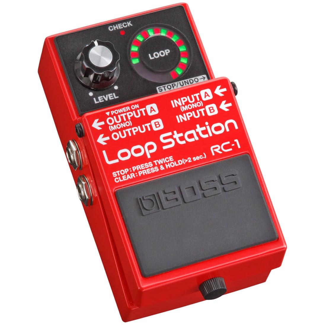Boss RC-1 Loop Station Looper pedale + alimentatore Keepdrum 9 V