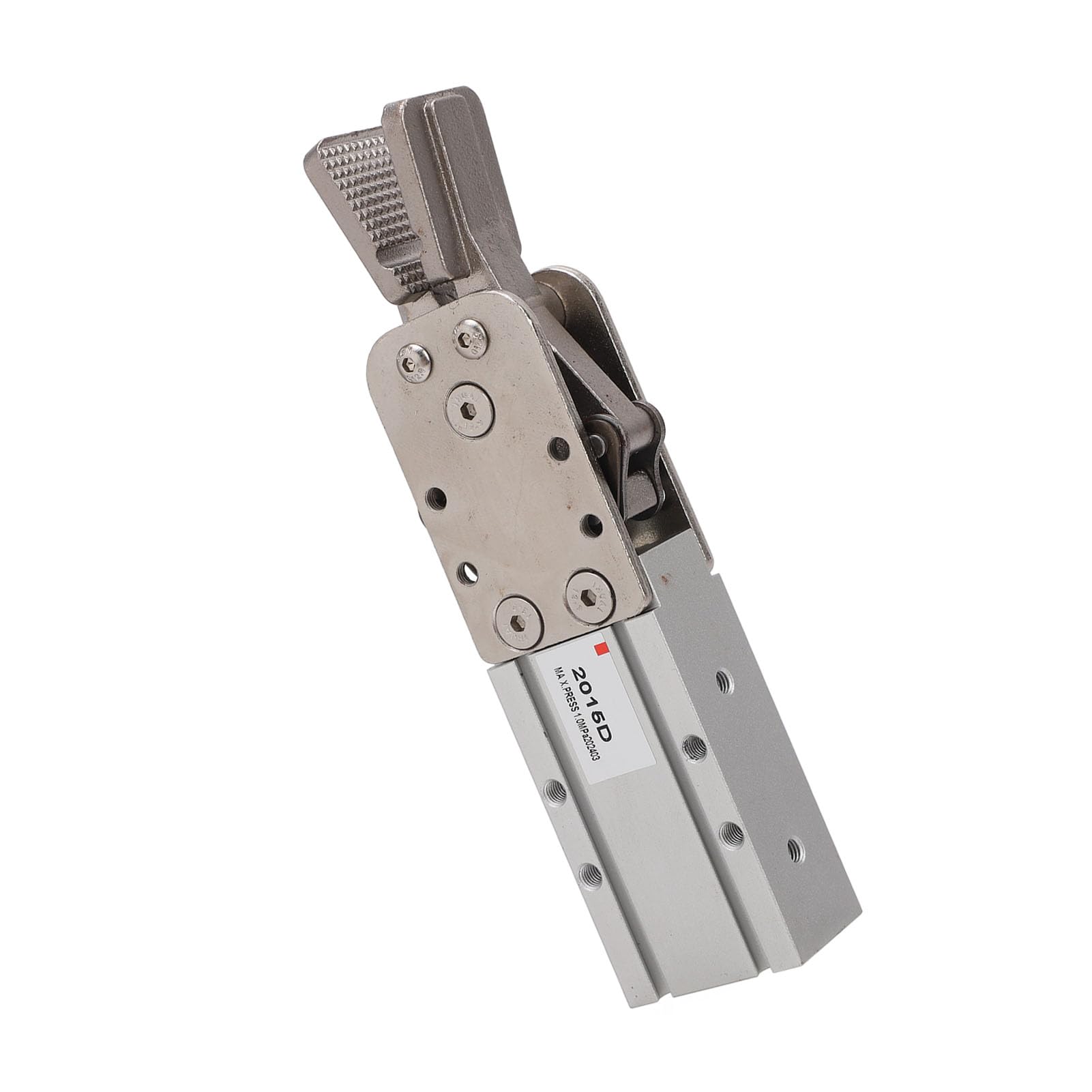 FTVOGUE Luftzylinder-Roboter-Greiferklemme, Pneumatischer Mini-Greifer, Doppelte Wirkung, 1 KN Klemmkraft, Hartmetallmaterial, 20 Mm Hub für Industrielle Automatisierung, Fabrikwerkstatt