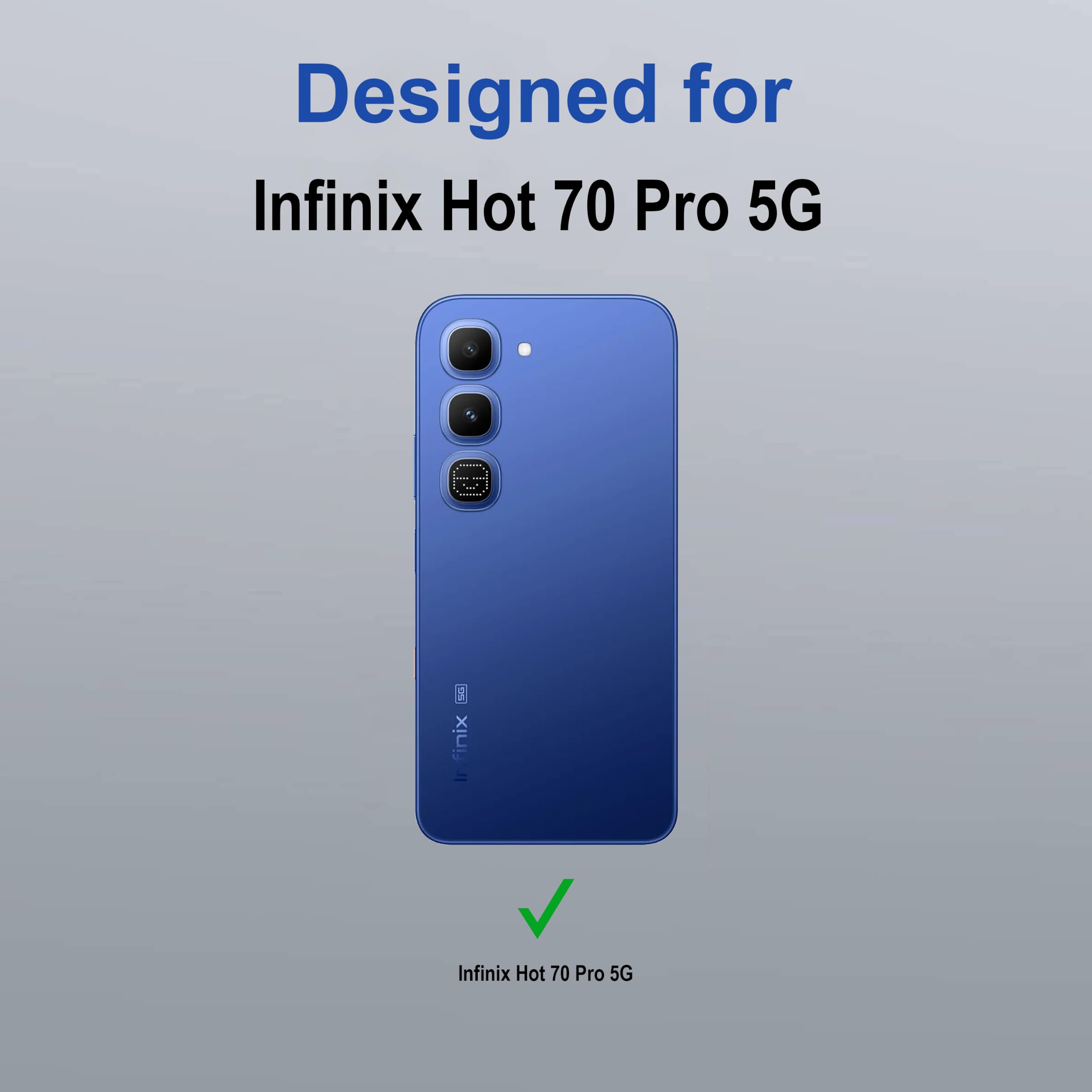 Infinix Hot 70 Pro 5G Case - Clear MagSafe -2 Infinix Hot 70 Pro 5G Case - Clear MagSafe -2