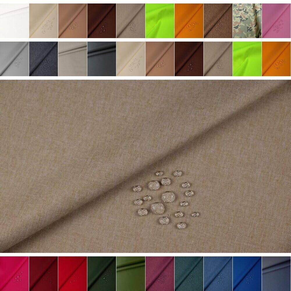 Fabrics-City beige melange tessuto nylon CORDURA impermeabile leggero 200g/m² per zaini, abbigliamento destro, attrezzature outdoor, robusto e resistente, 5590