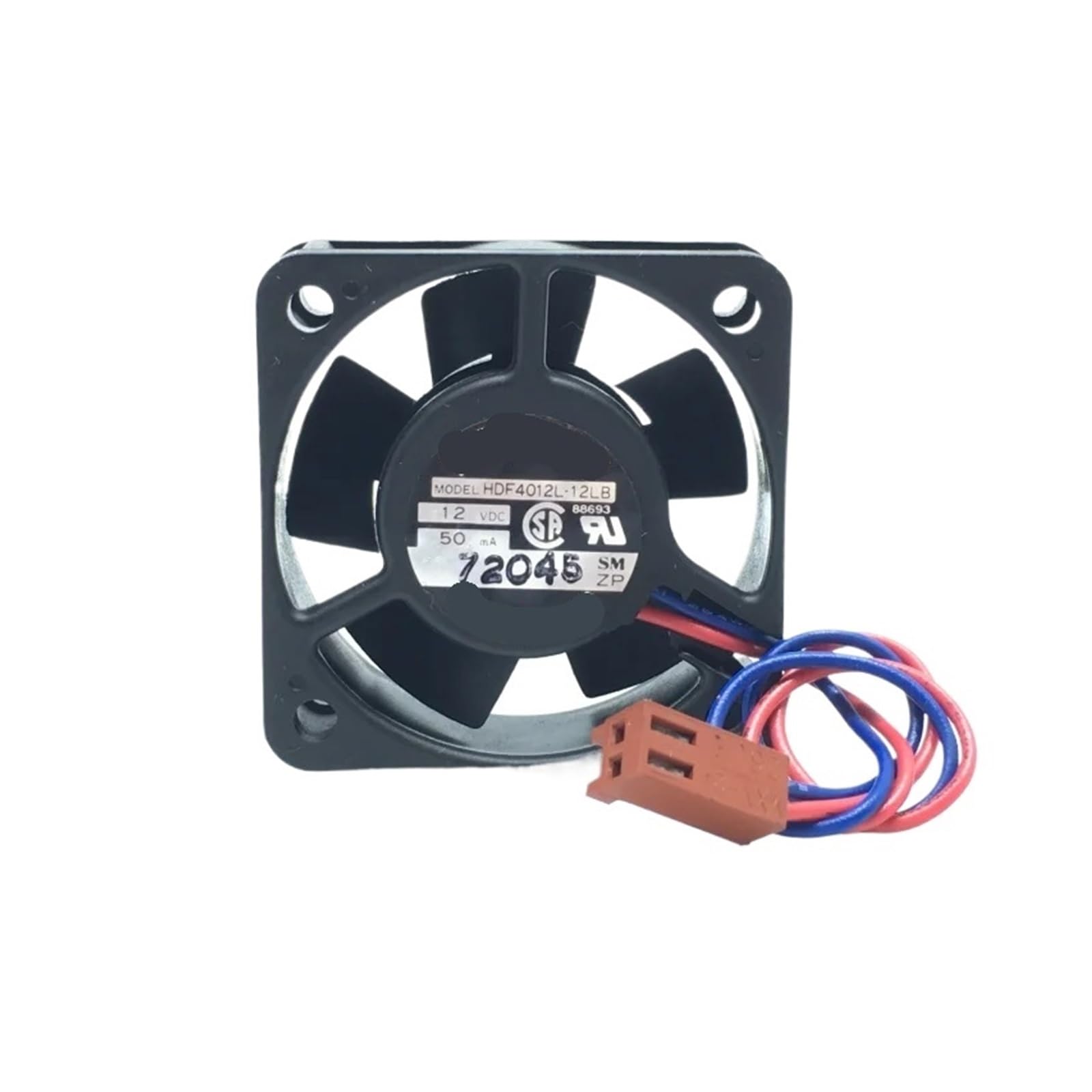 UITGVDQAT HDF4012L-12LB DC 12V 50mA 40x40x10mm 2-wire Server Fan