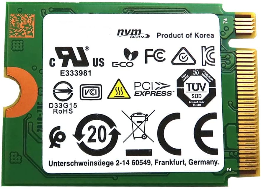 Solid State Drive HFM256GDGTNI-82A0A Compatible Replacement Spare Part for SK Hynix BC511 HFM256GDGTNI 256GB M.2 2230 NVMe PCIe Gen3 x4 SSD