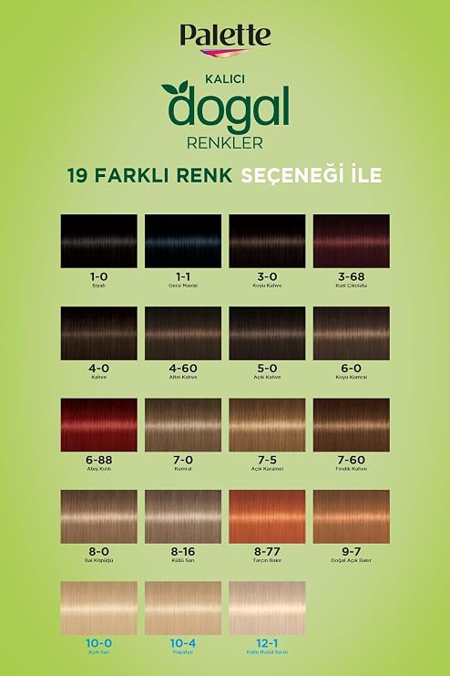 Intensive Eye-Catching Colors 8-0 Dark Yellow Hair Dye on Palette