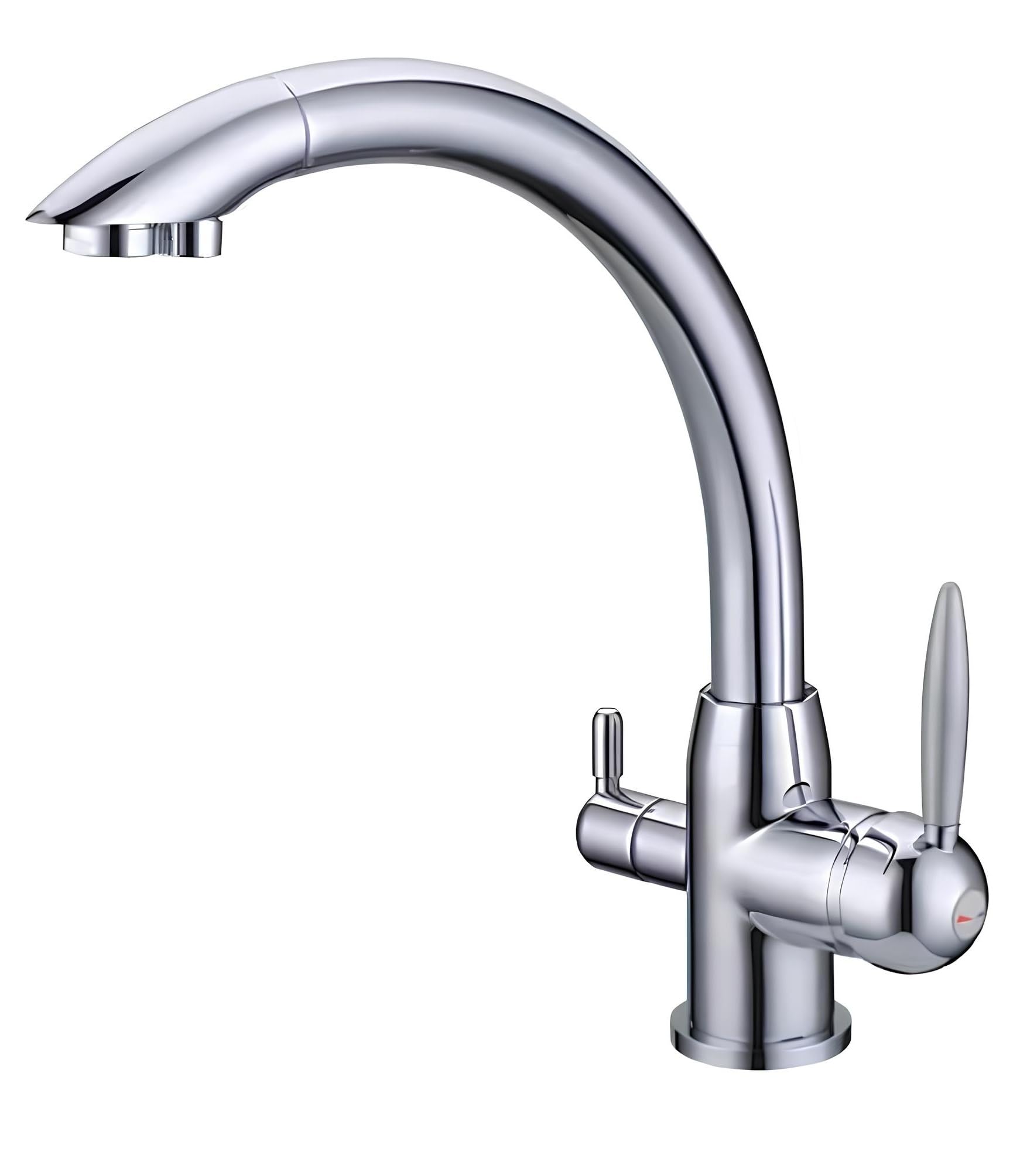 Rubinetto 3 Vie Depuratore Acqua Osmosi Inversa Calda Fredda Filtrata
