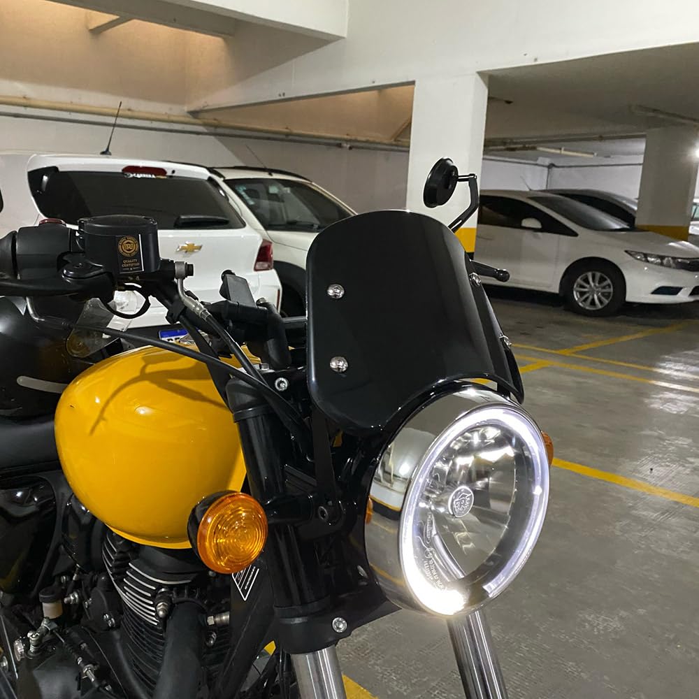 Per Royal Enfield Meteor 350 Interceptor 650 350 Hunter 350 Continental GT Parabrezza Parabrezza Schermo Deflettore Copertura Protezione