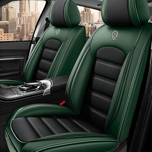 Iceleather Fundas de asiento de coche para Land Rover Range Rover Evoque 2012-2023, funda de asiento de piel sintética impermeable, suave,