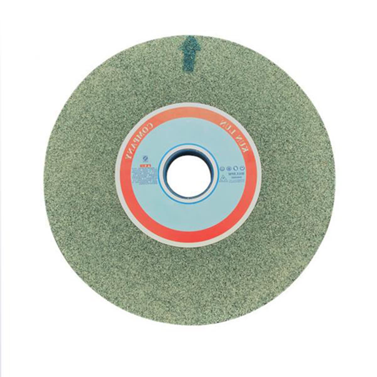 125 mm zielona tarcza szlifierska z węglika krzemu, płaska powłoką diamentową, adapter do tarczy szlifierskiej/46#(100#)