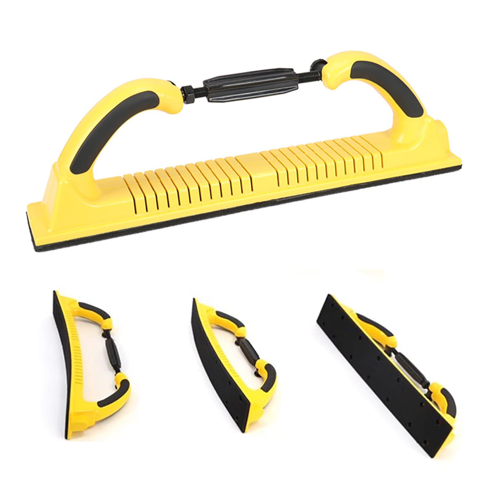 Multifunction Manual Sanding Tool Block, Adjustable Radius Flex Hand Sander, Auto Body Sanding Block Kit, Longboard Hand Grinder, Wall Sander, Sanding