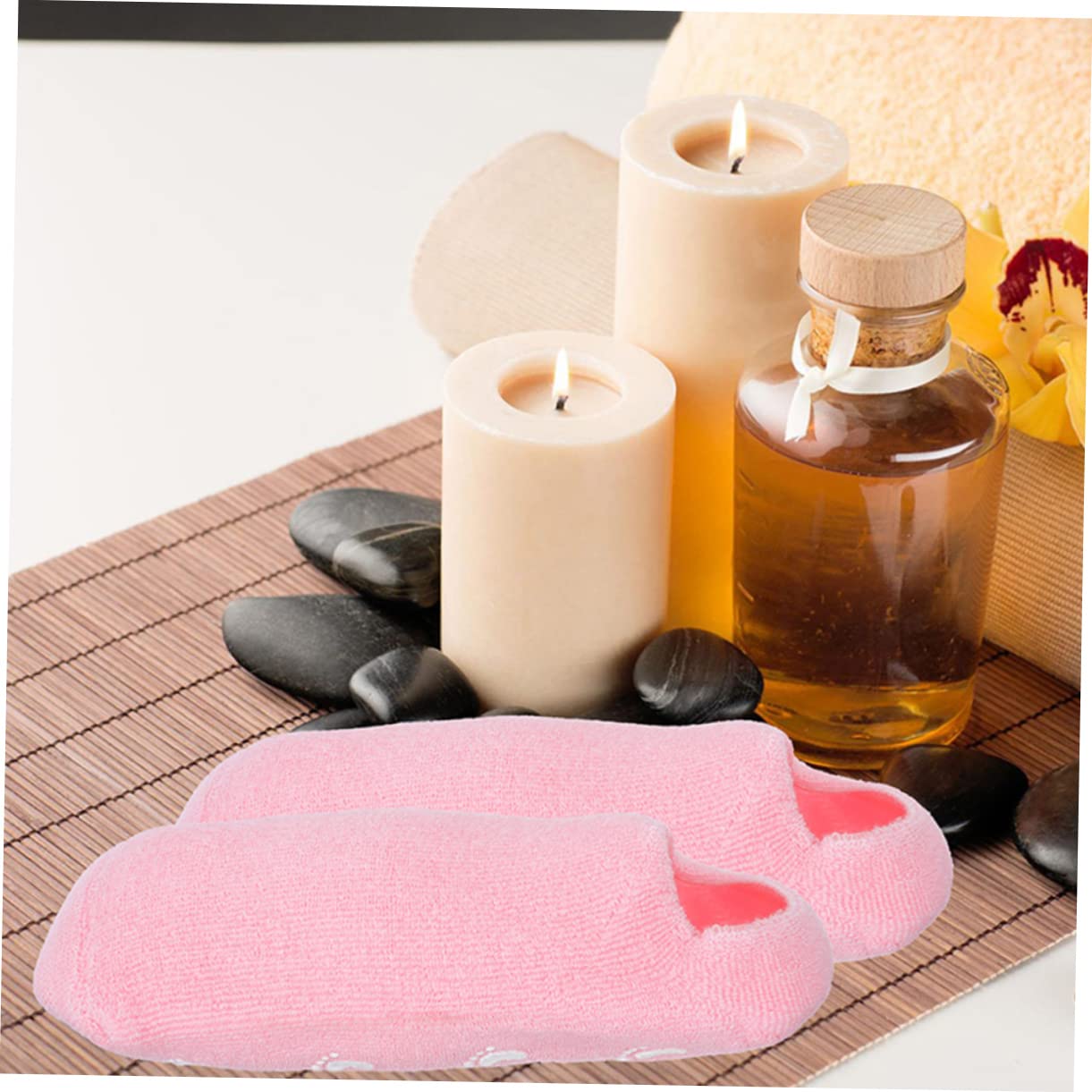 3paia Calzini Spa in Gel Essenziali Calzini Idratanti Per Dei Piedi Copri-piedi Morbidi Per Casa