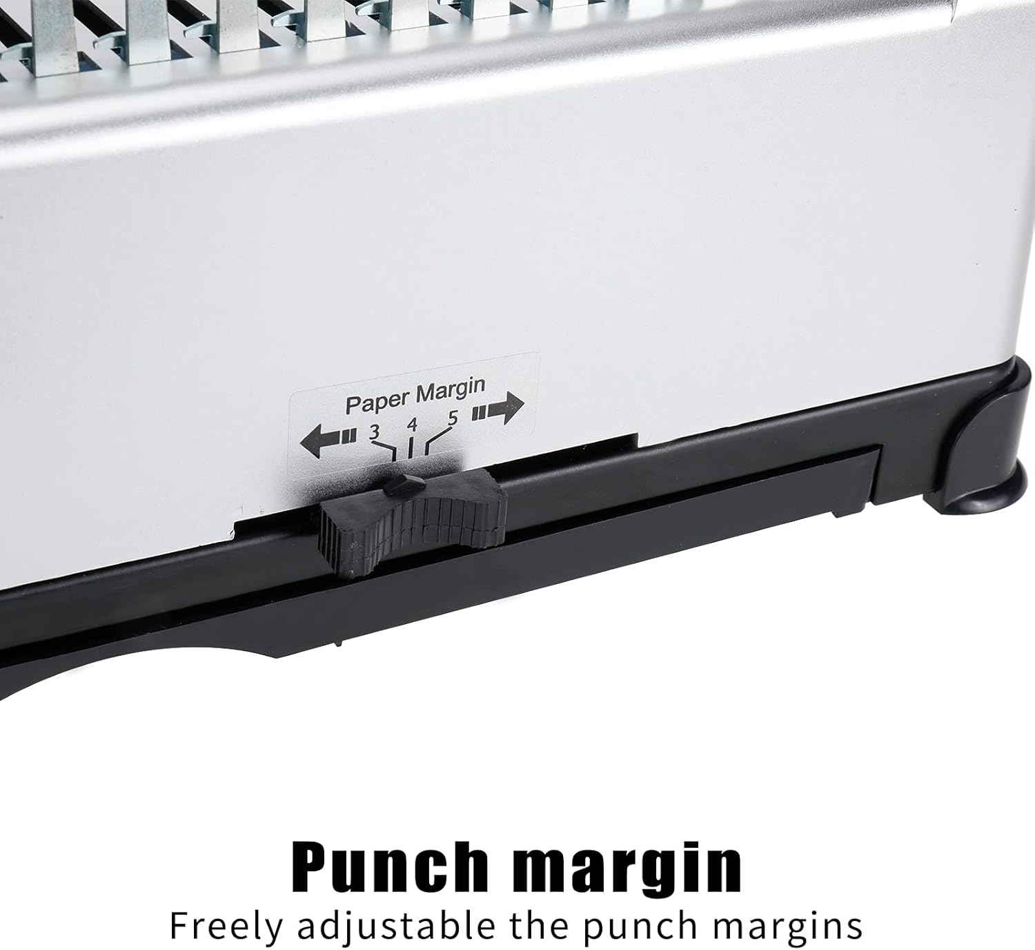 LuckyHigh Comb Binding Machine Manual Paper Punch Binder 21 Rectangle Hole 450 Sheet Paper with Starter Kit 100pcs 3/8'' Comb Binding Spines : Office Products